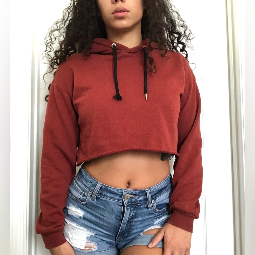 Garage Crop Top Hoodie